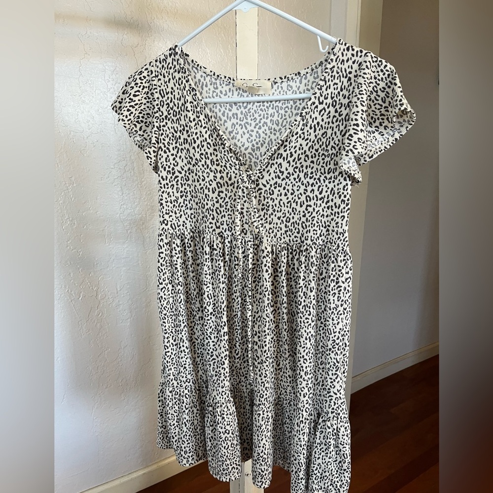 Jessica Simpson cheetah dress